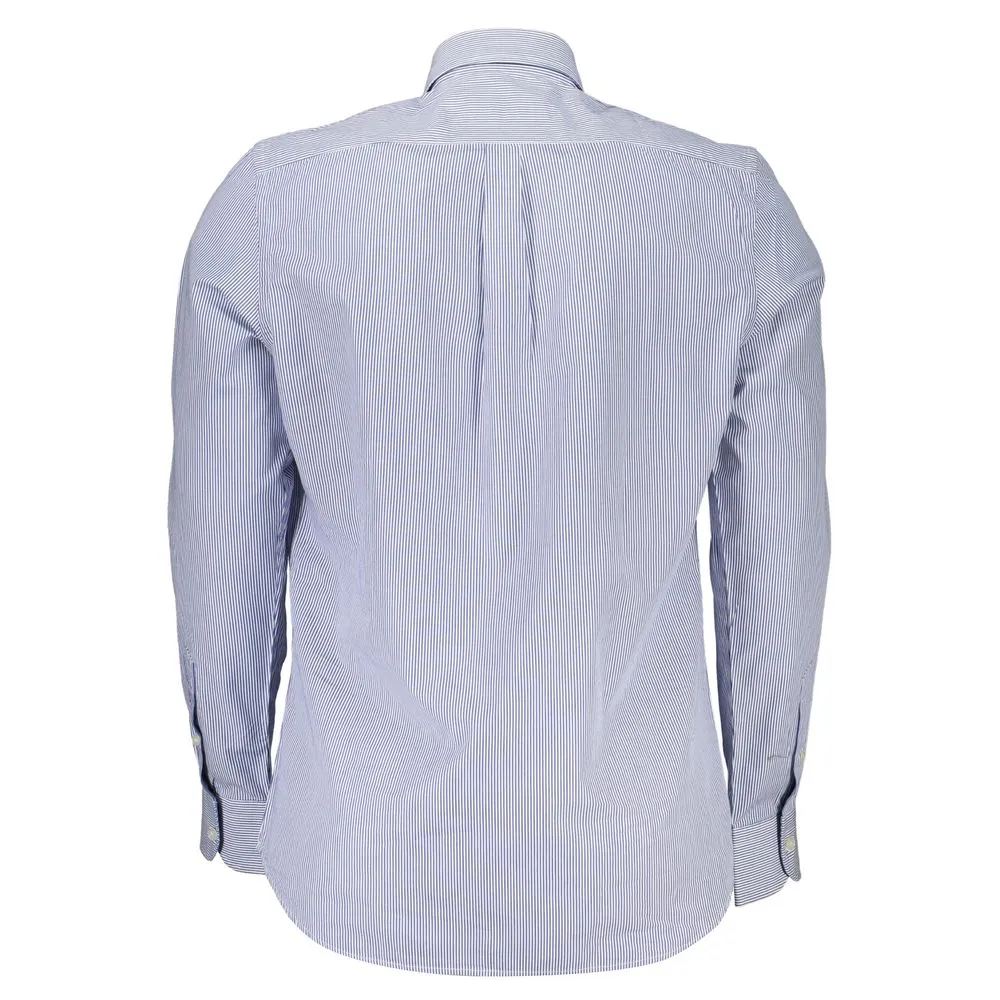 Elegant Striped Long Sleeve Button-Down Shirt sold by Louxly product image thumbnail 2