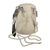 Beige Polyethylene Handbag sold by Louxly