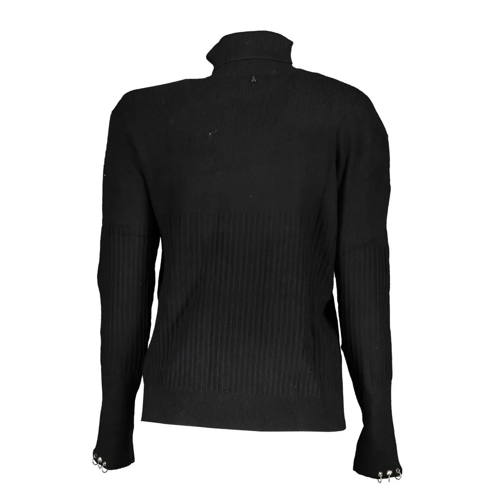 Chic Contrast Turtleneck Sweater sold by Louxly product image thumbnail 2