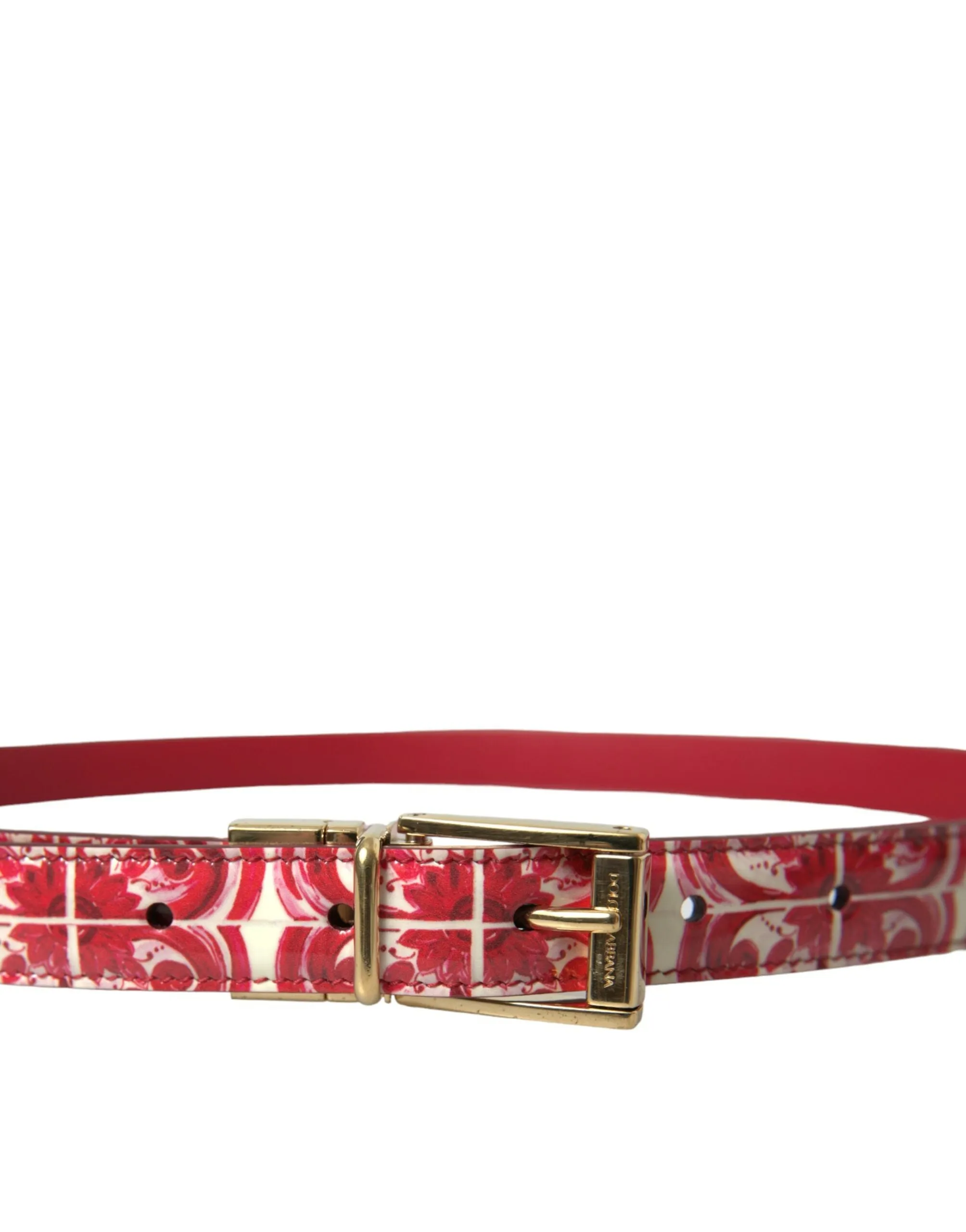 Elegant Red Calfskin Waist Belt sold by Louxly product image thumbnail 3