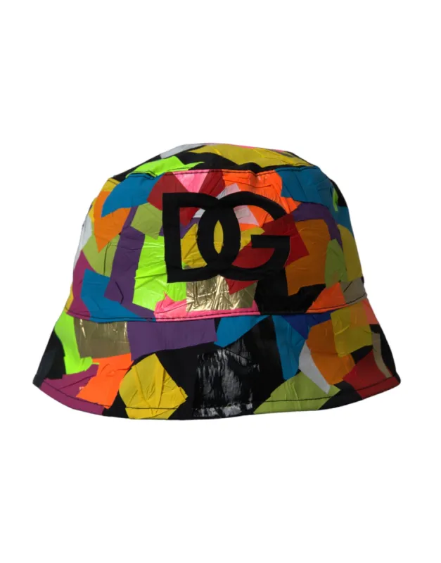 Multicolor Sticky Notes Logo Bucket Hat Men sold by Louxly