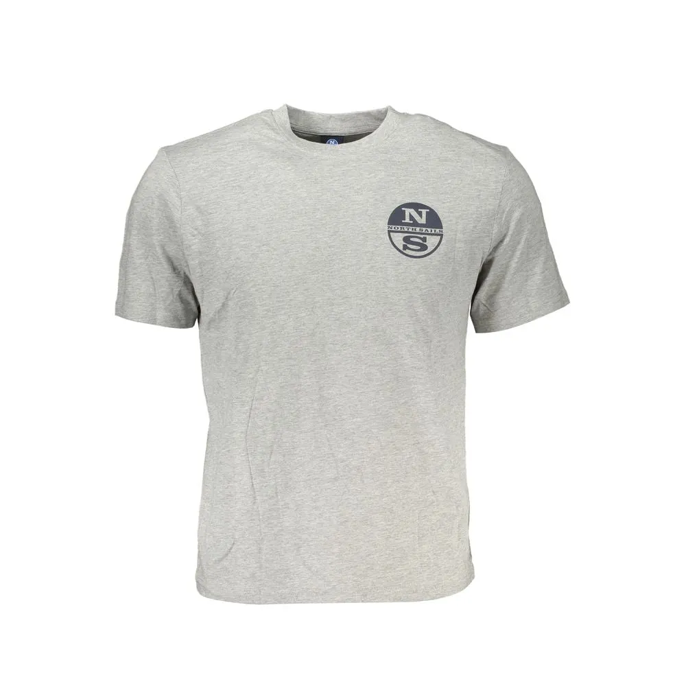 Gray Cotton T-Shirt sold by Louxly