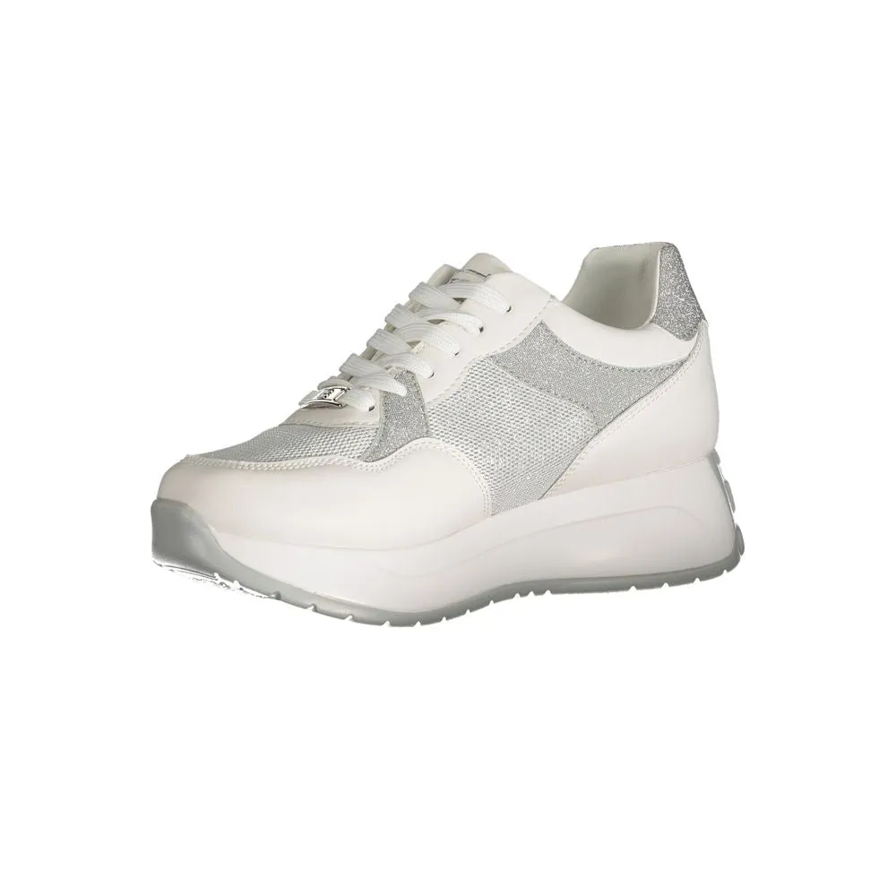 White Polyester Sneaker sold by Louxly product image thumbnail 3