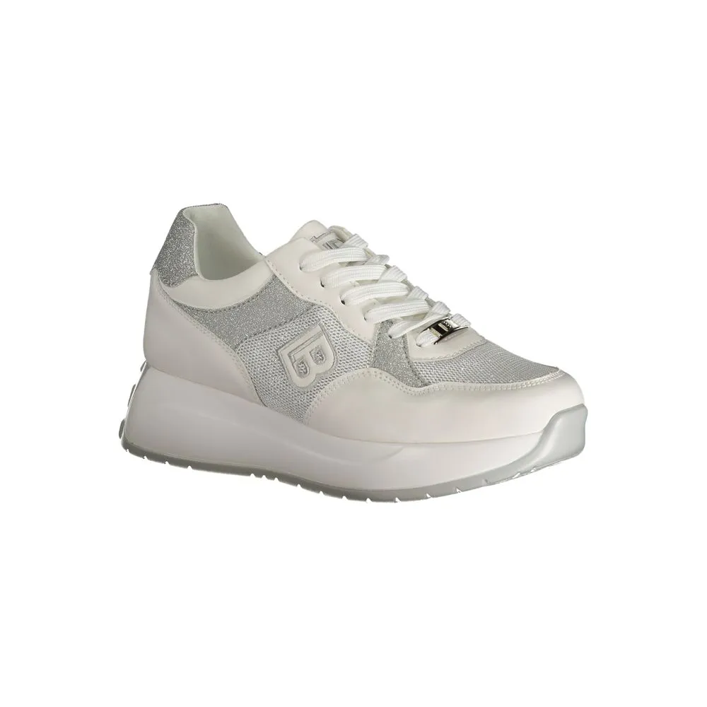 White Polyester Sneaker sold by Louxly product image thumbnail 2