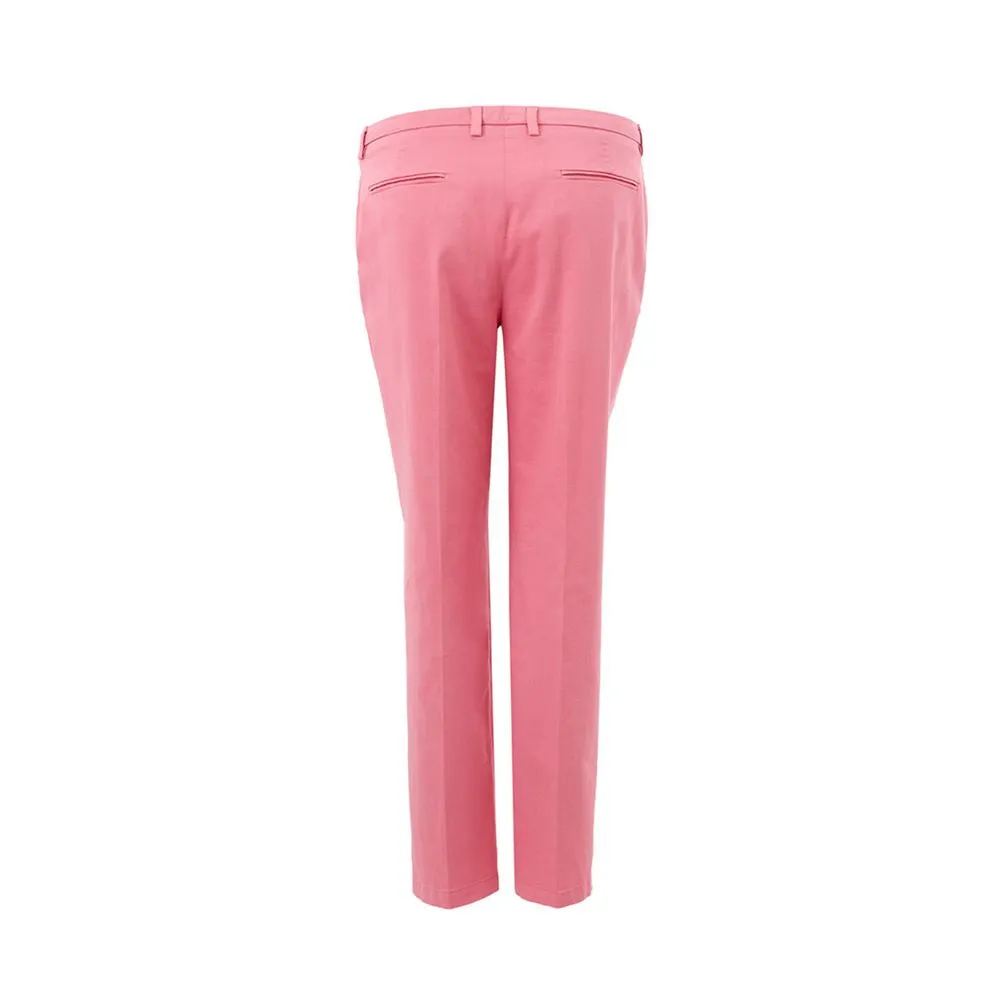 Elegant Cotton Pink Trousers for Sophisticated Style sold by Louxly product image thumbnail 2