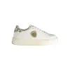 White Polyester Sneaker sold by Louxly