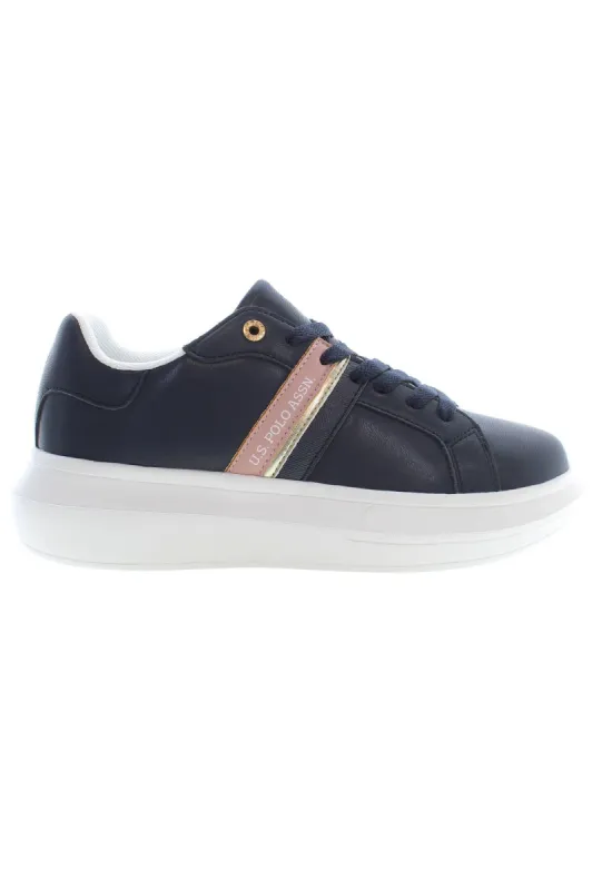 Blue Polyester Women Sneaker sold by Louxly