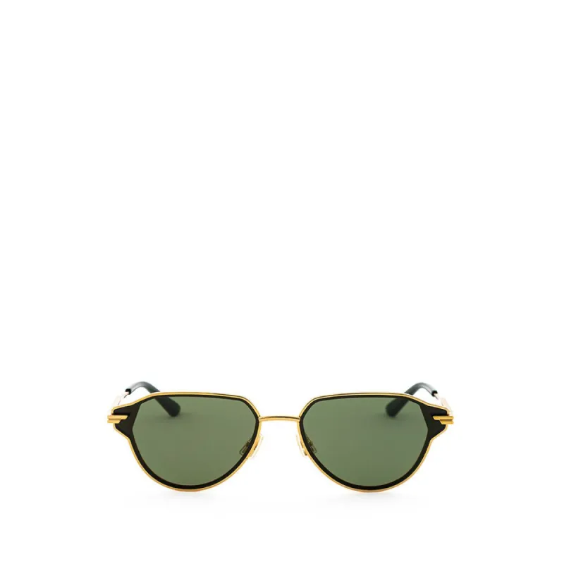 Elegant Gold Metal Designer Sunglasses sold by Louxly