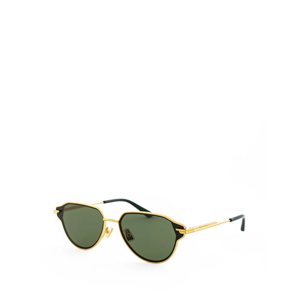 Elegant Gold Metal Designer Sunglasses sold by Louxly product image thumbnail 2
