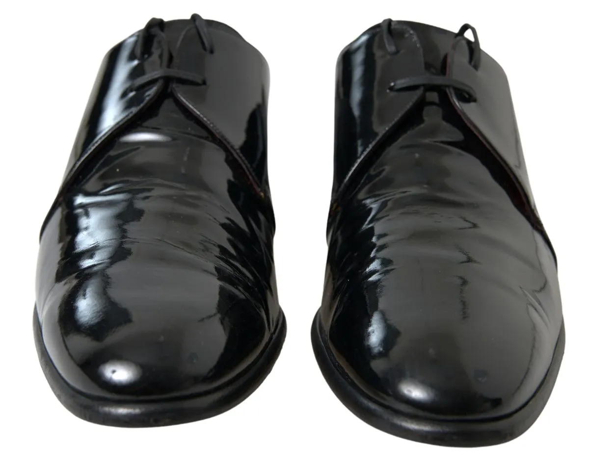 Elegant Black Patent Leather Formal Men's Shoes sold by Louxly product image thumbnail 5