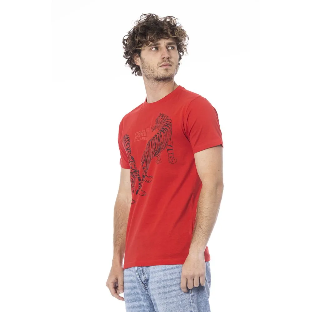 Red Cotton Men T-Shirt sold by Louxly product image thumbnail 2
