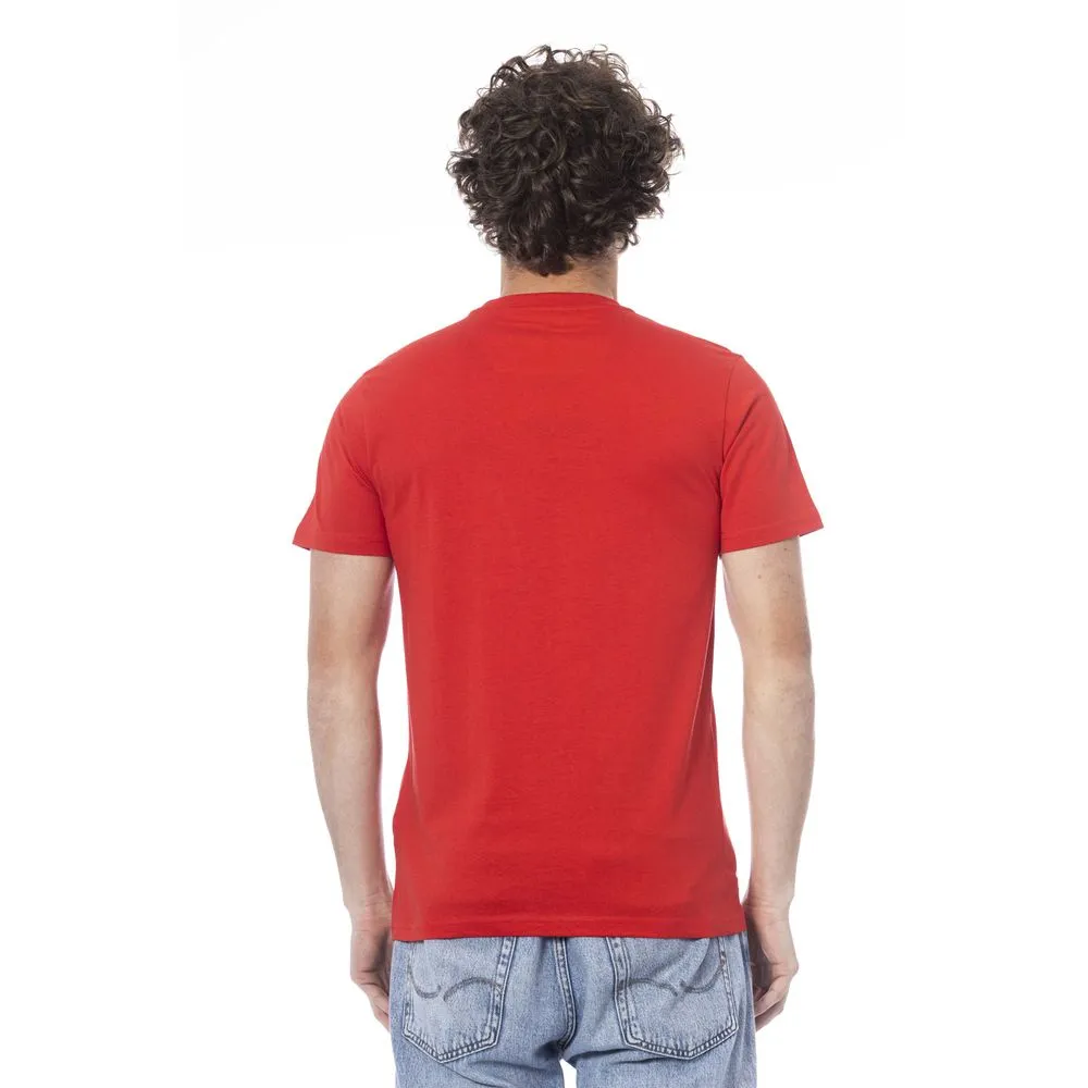 Red Cotton Men T-Shirt sold by Louxly product image thumbnail 3