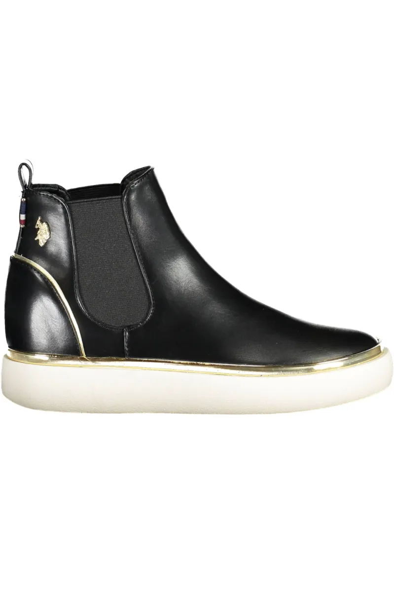 Black Polyester Women Boot sold by Louxly