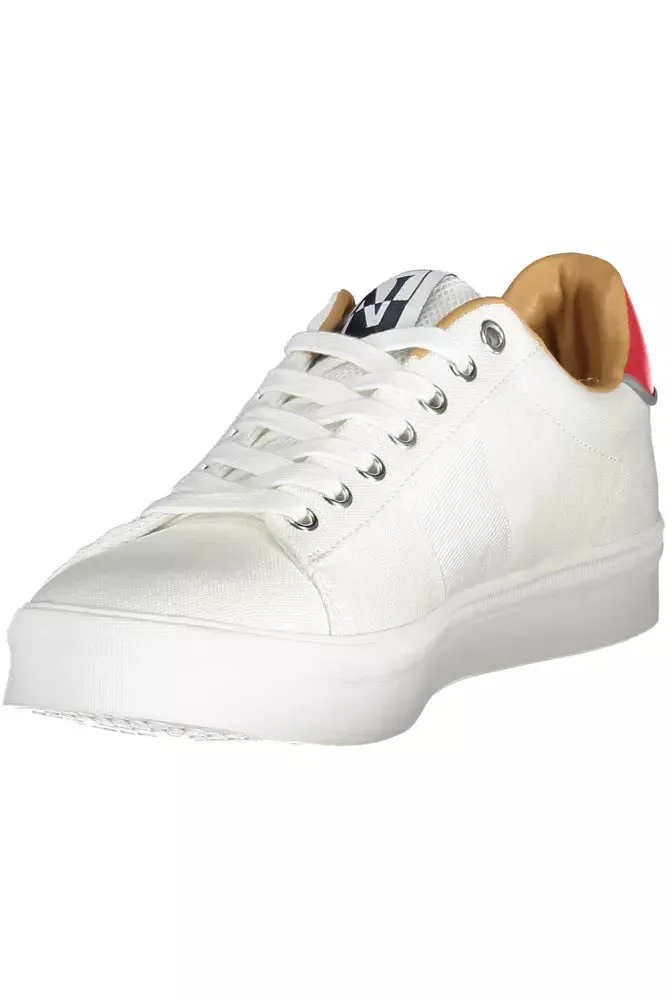 White Polyester Mens Sneaker sold by Louxly product image thumbnail 3