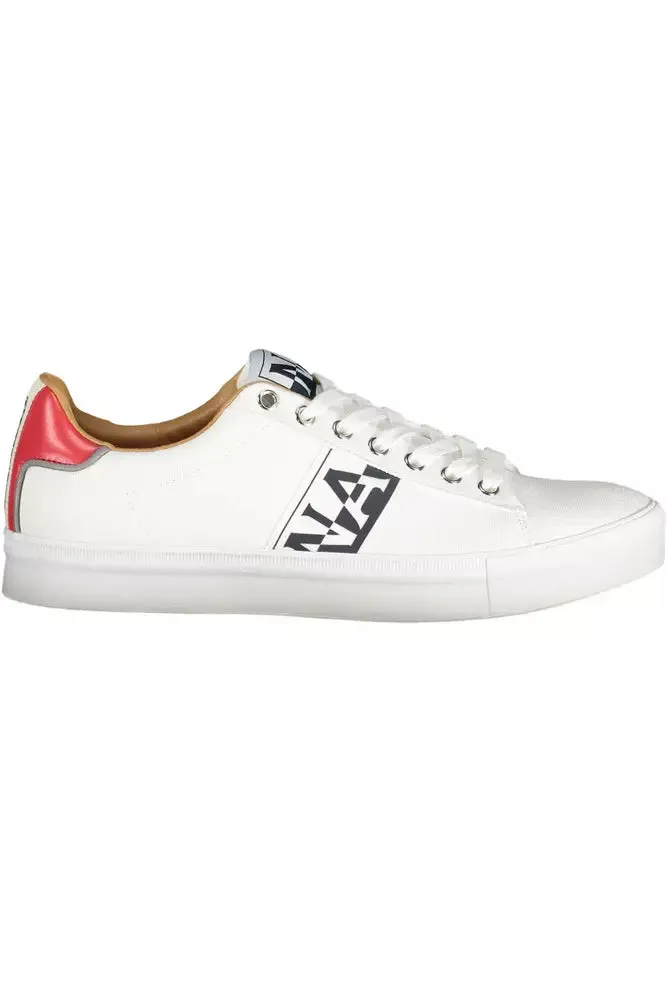 White Polyester Mens Sneaker sold by Louxly