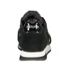 Chic Black Lace-up Sneakers with Contrast Detail sold by Louxly