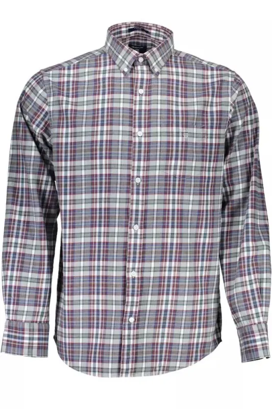 Blue Cotton Men Shirt sold by Louxly