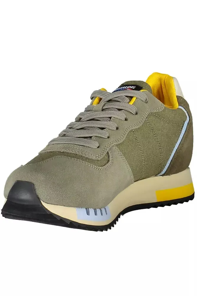 Green Leather Men Sneaker sold by Louxly product image thumbnail 3