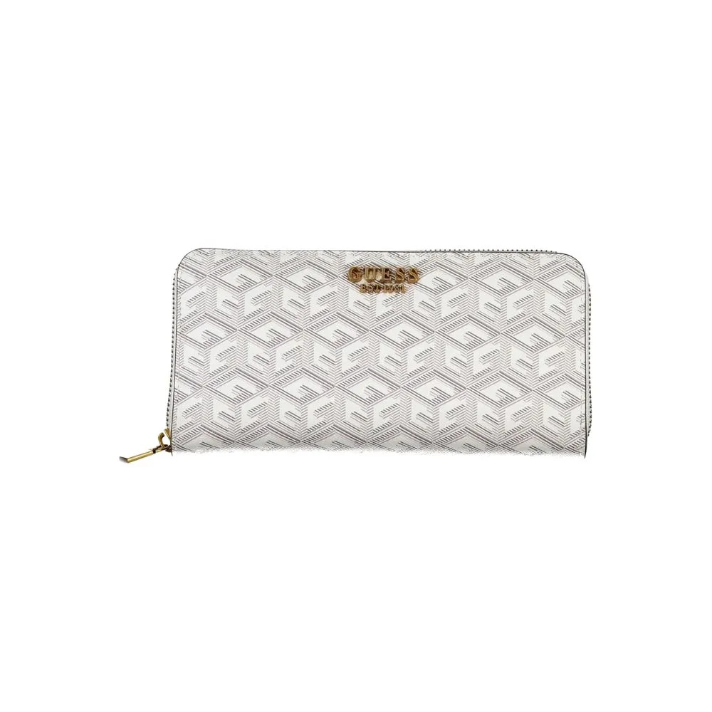 Chic White Multi-Compartment Wallet sold by Louxly
