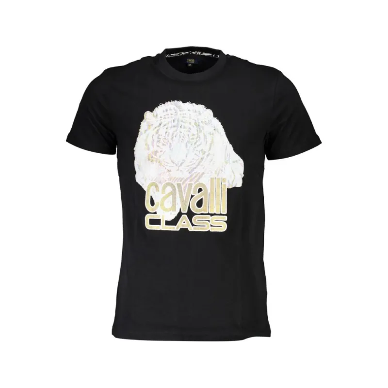 Black Cotton T-Shirt sold by Louxly