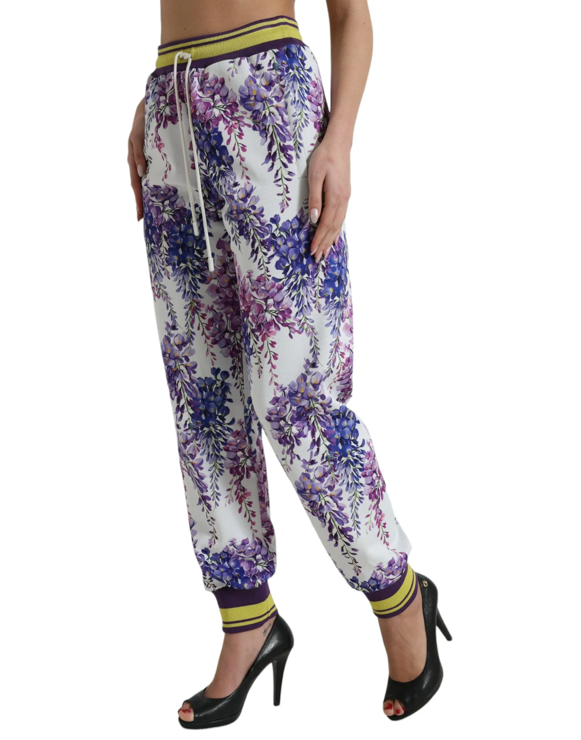 Elegant Floral Jogger Pants for a Chic Look sold by Louxly product image thumbnail 2