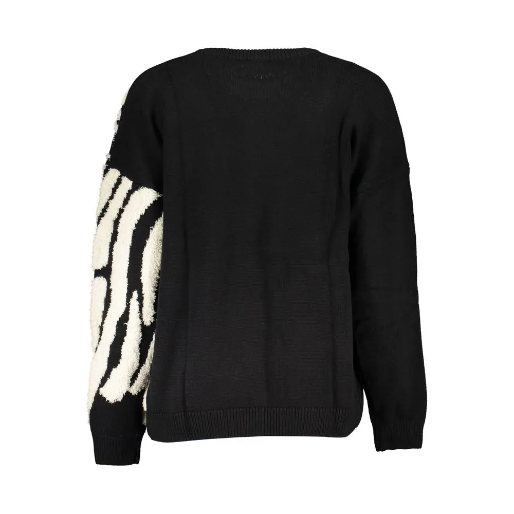Chic Contrast Crew Neck Sweater sold by Louxly product image thumbnail 2