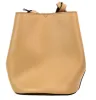 Lorne Small Camel Haymarket Check Pebble Leather Bucket Handbag Purse sold by Louxly