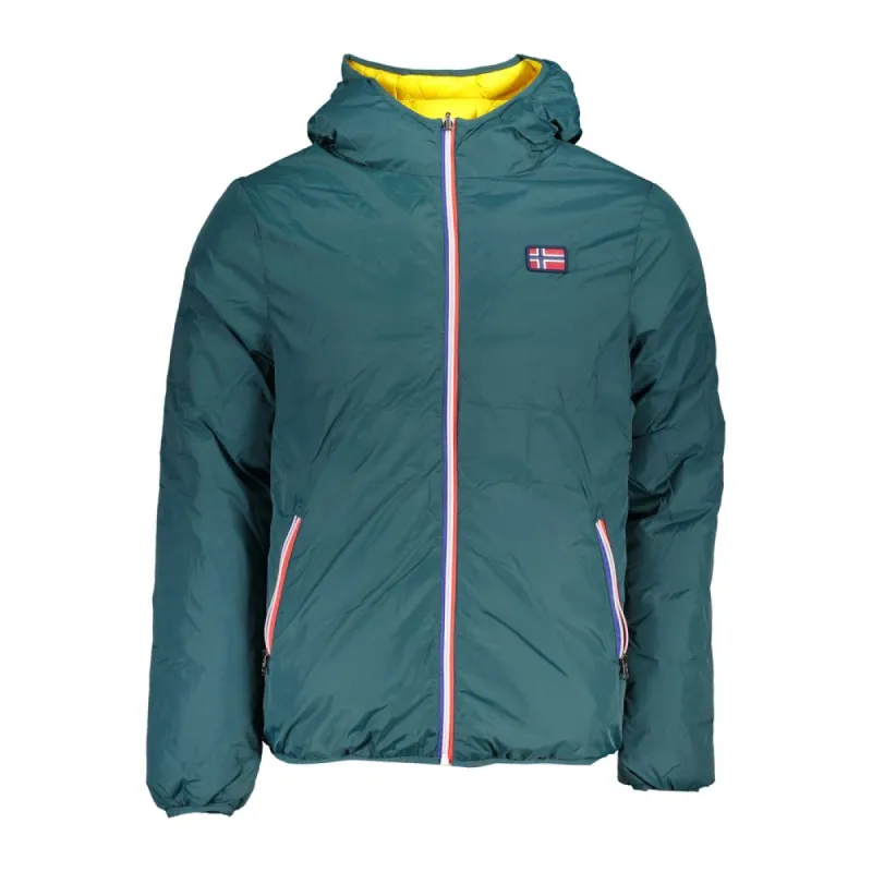 Reversible Hooded Green Jacket sold by Louxly