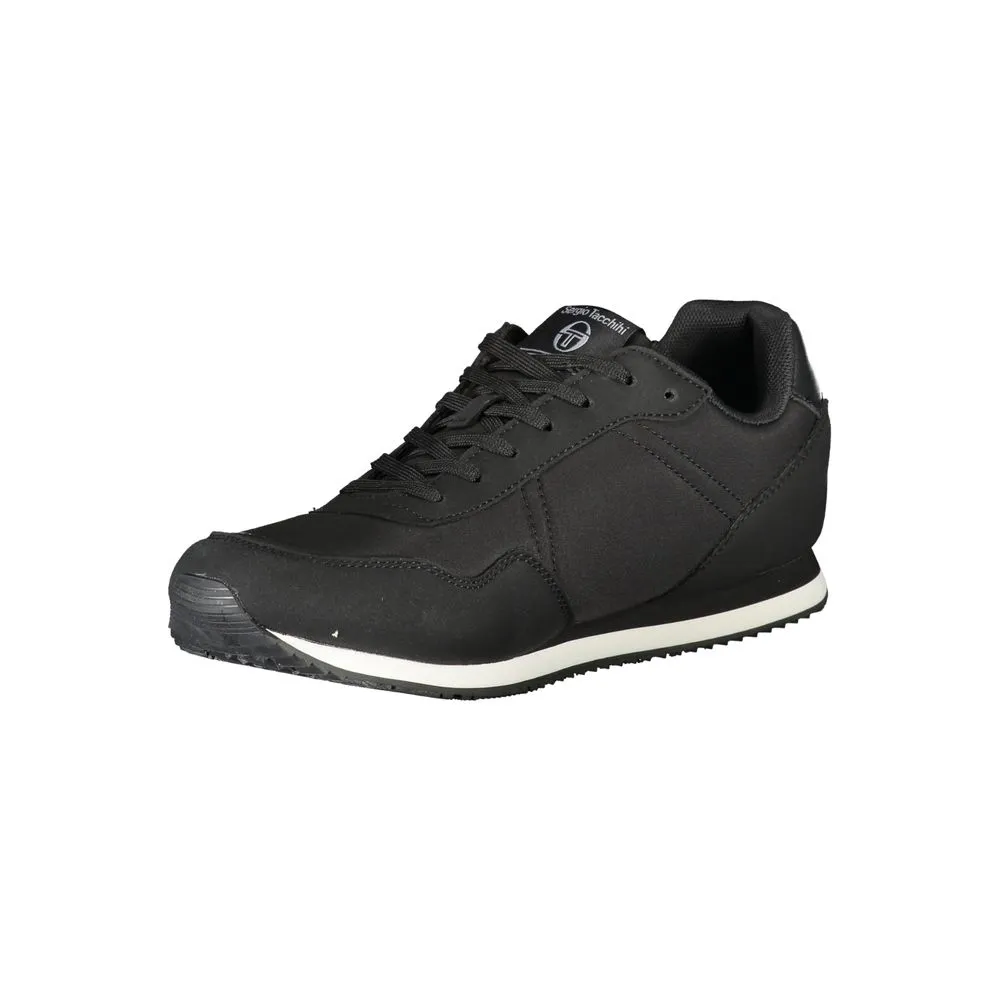 Elegant Black Embroidered Sneakers with Laces sold by Louxly product image thumbnail 2