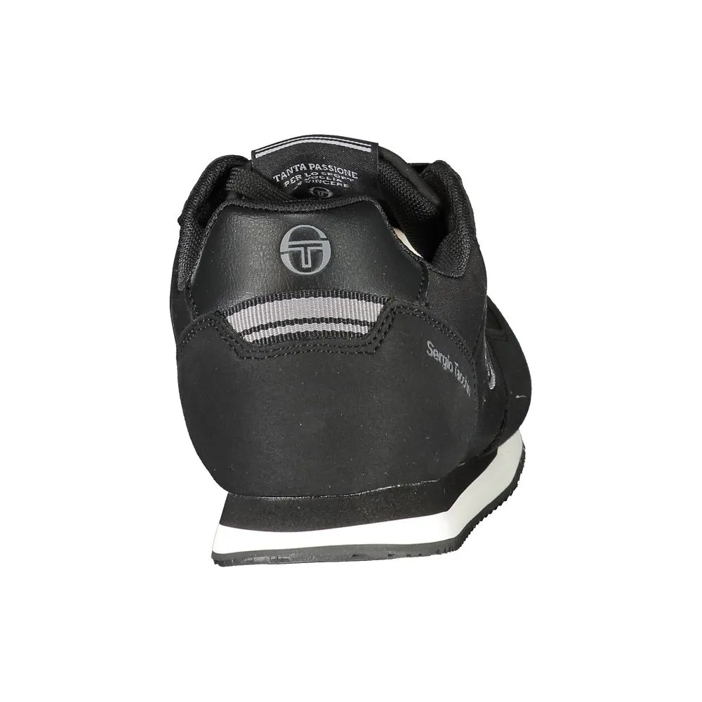 Elegant Black Embroidered Sneakers with Laces sold by Louxly product image thumbnail 3