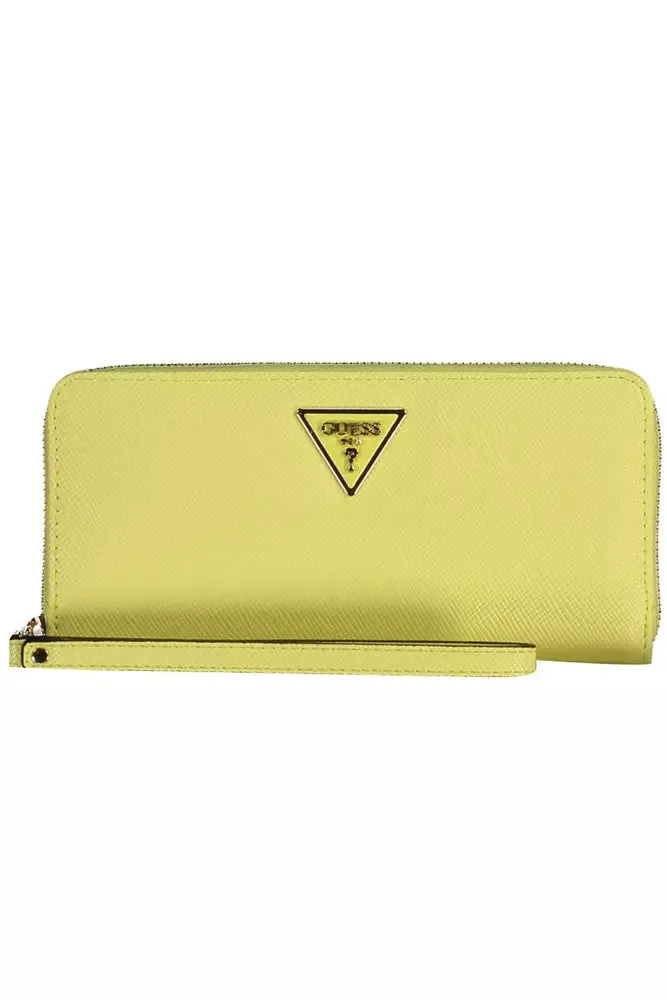 Yellow Polyethylene Women Wallet sold by Louxly