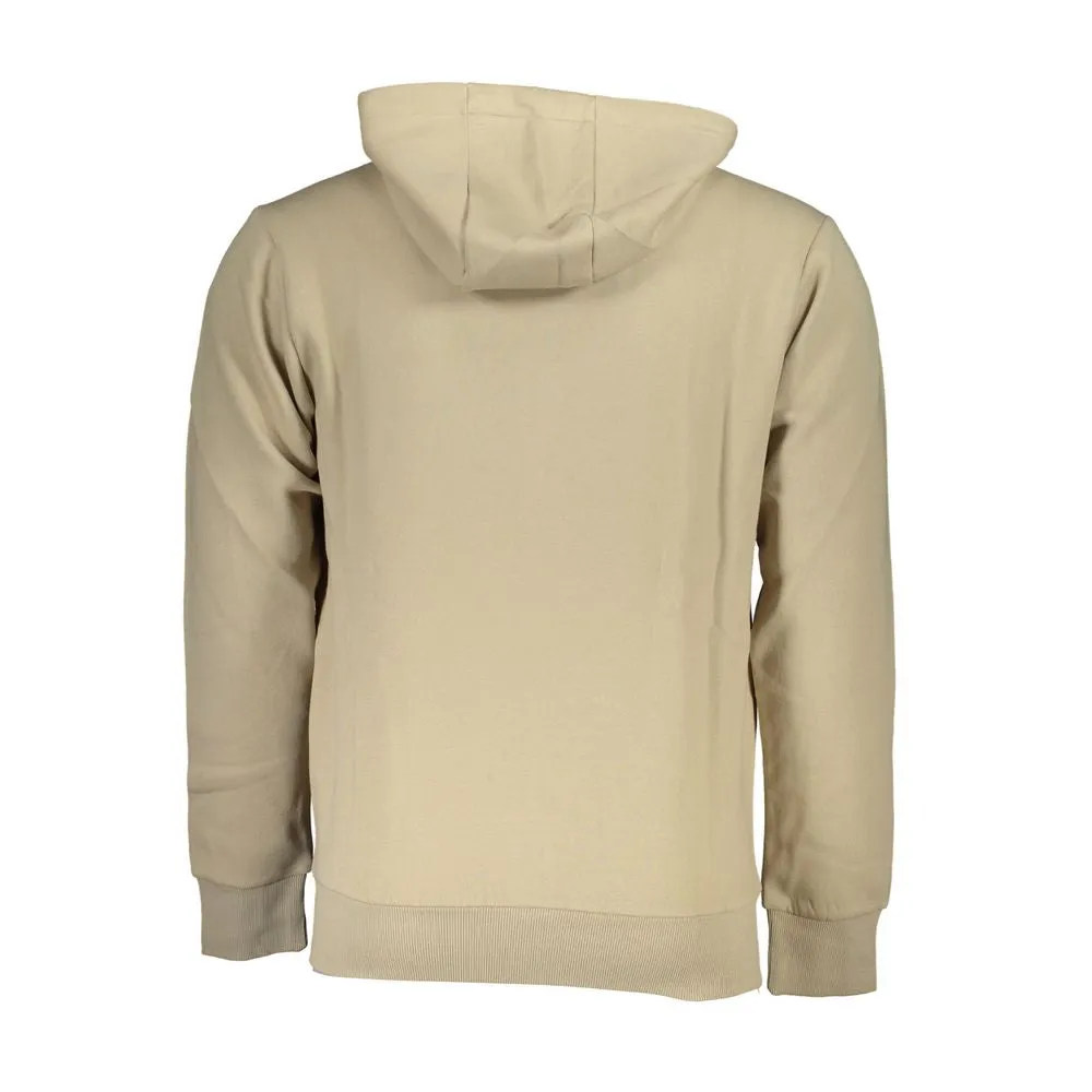 Chic Beige Hooded Zip Sweater sold by Louxly product image thumbnail 2