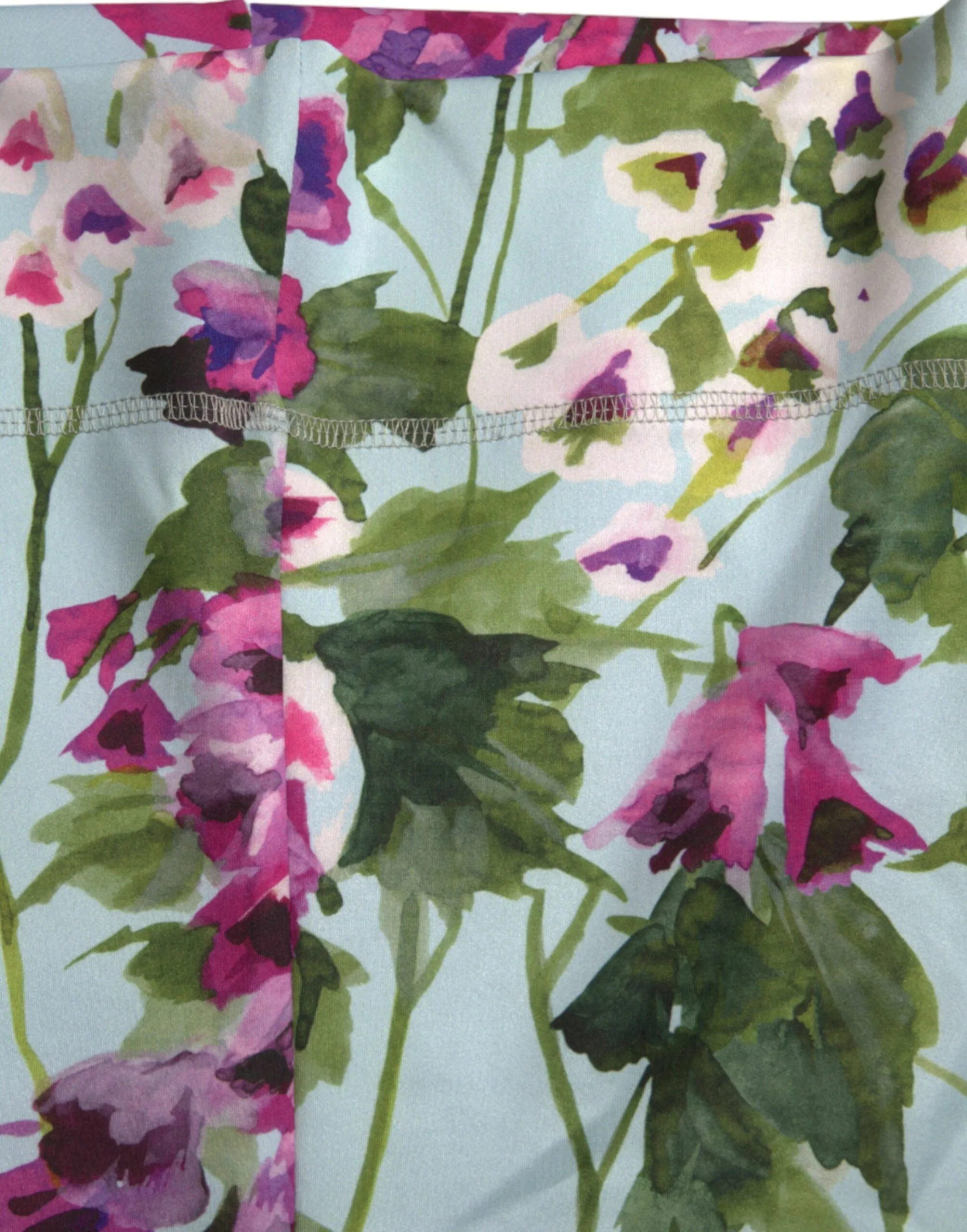 Elegant Floral High-Rise Leggings Pants sold by Louxly product image thumbnail 5