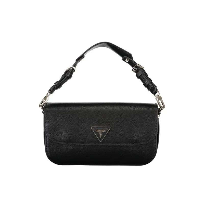 Black Polyethylene Handbag sold by Louxly