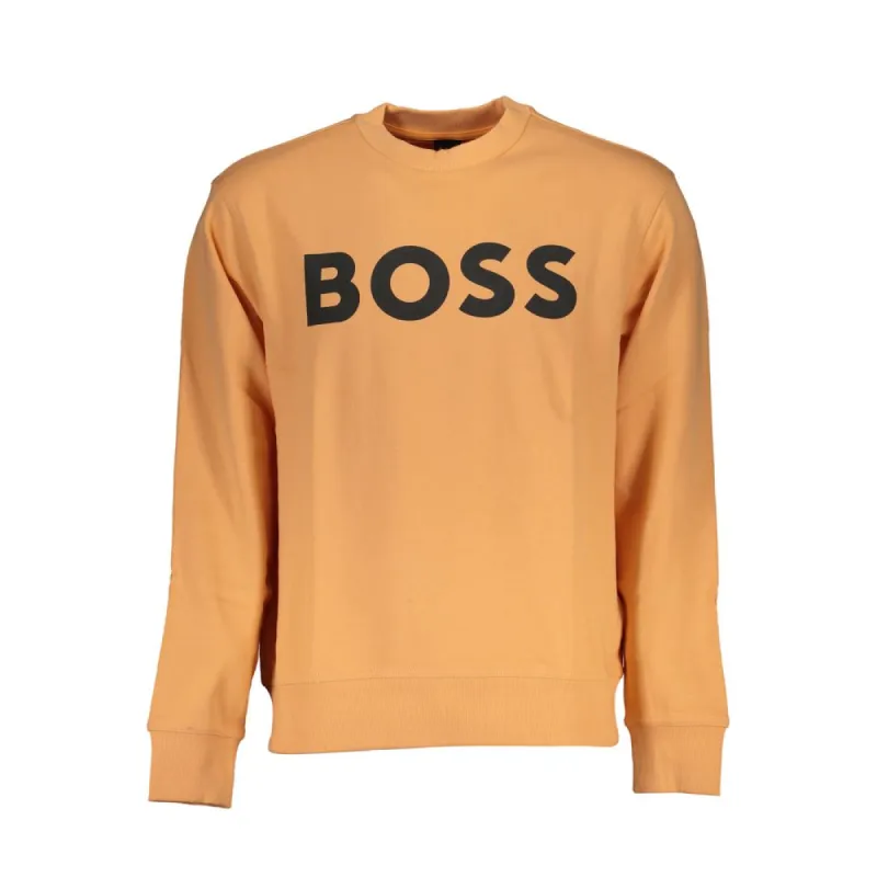 Orange Cotton Sweater sold by Louxly