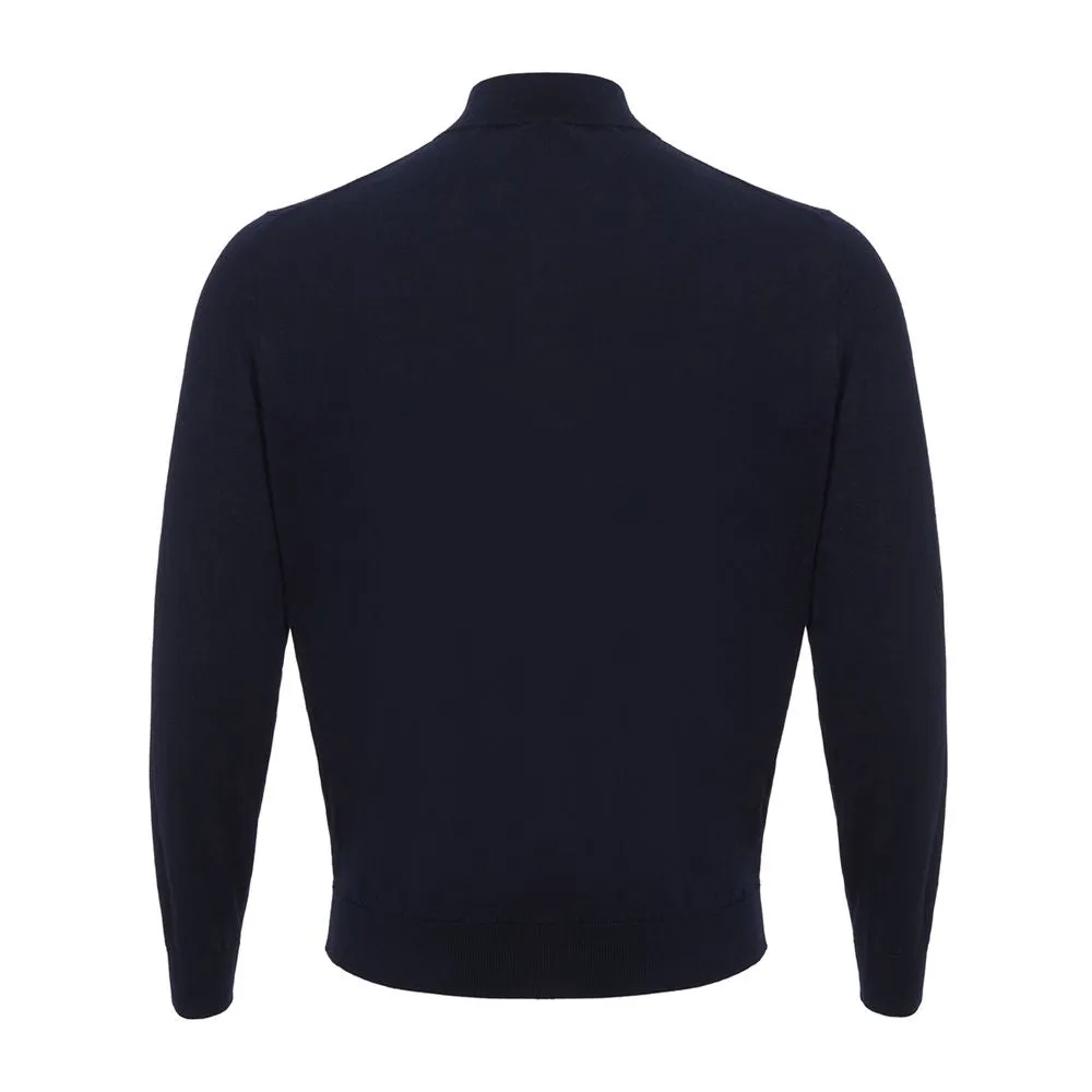 Elegant Cashmere Blue Sweater for Men sold by Louxly product image thumbnail 2