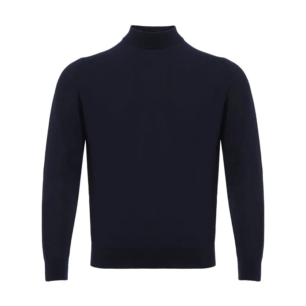 Elegant Cashmere Blue Sweater for Men sold by Louxly