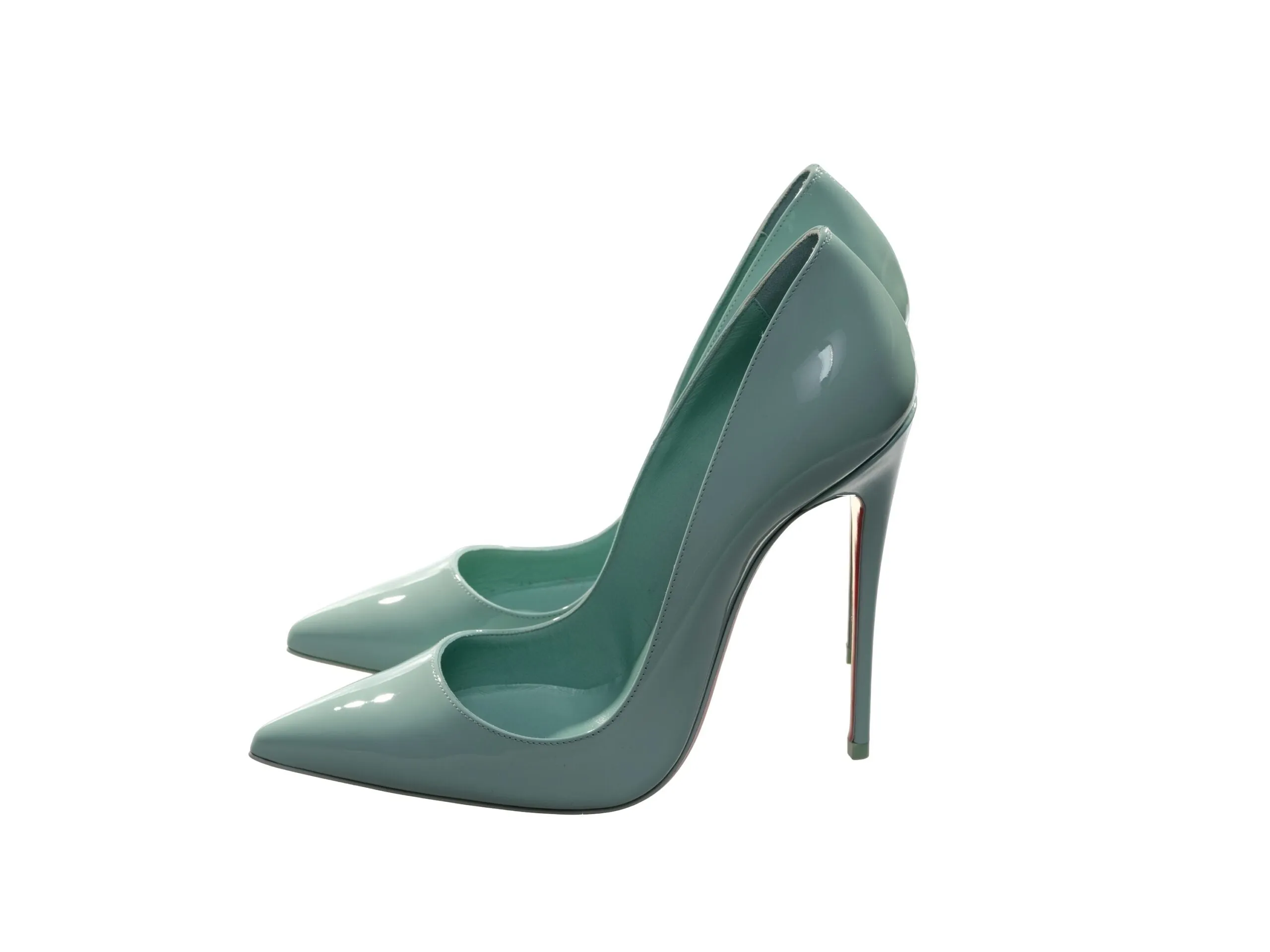 So Kate 120 Green Patent Leather High Heel Pumps sold by Louxly product image thumbnail 4
