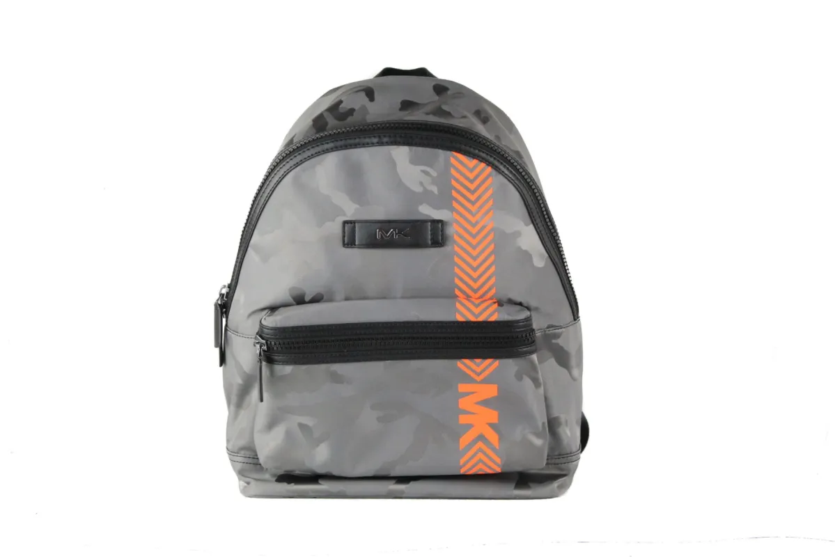 Kent Nylon Camouflage Print Neon Stripe Shoulder Backpack BookBag sold by Louxly