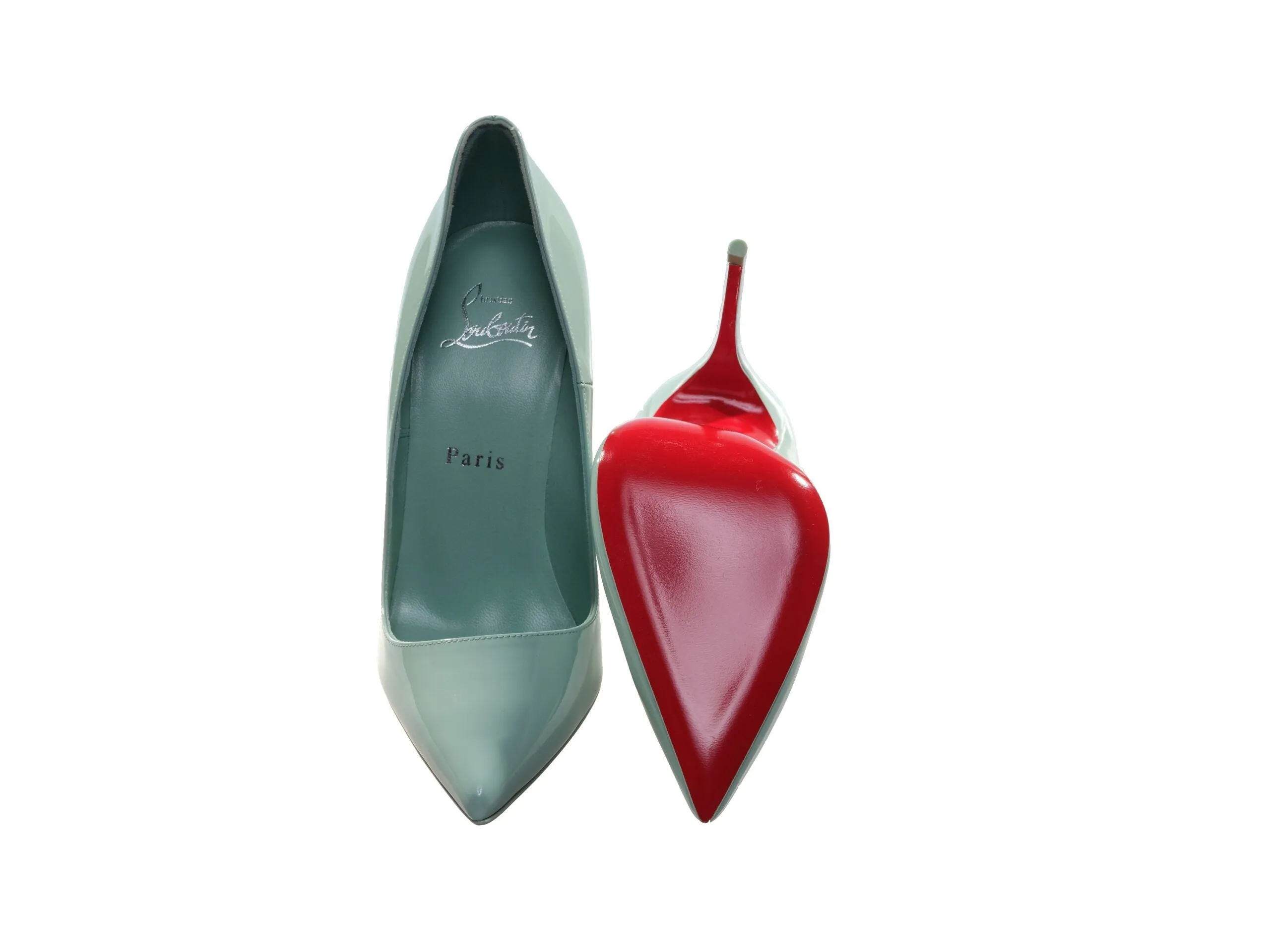 So Kate 120 Green Patent Leather High Heel Pumps sold by Louxly product image thumbnail 3