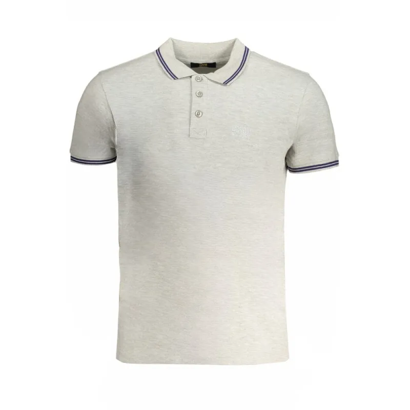 Gray Cotton Polo Shirt sold by Louxly