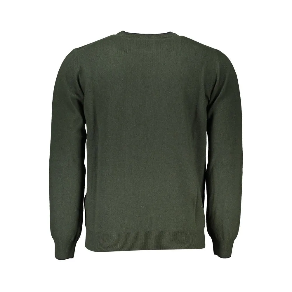 Chic Green Crew Neck Designer Sweater sold by Louxly product image thumbnail 2