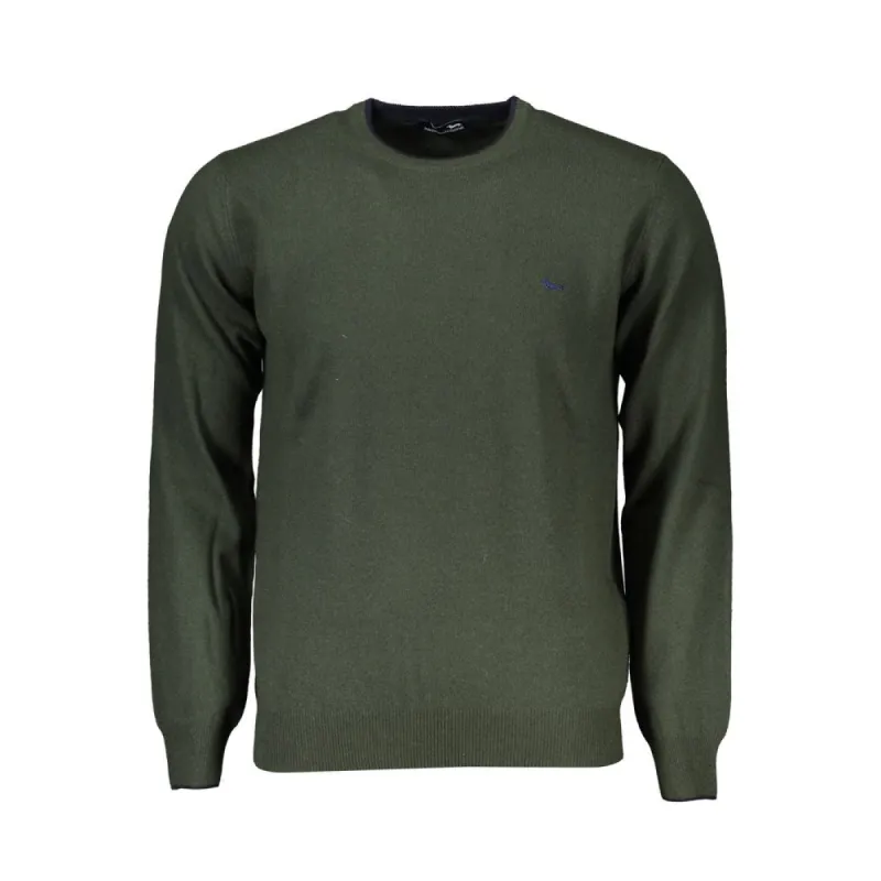 Chic Green Crew Neck Designer Sweater sold by Louxly
