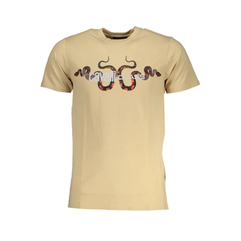 Beige Cotton T-Shirt sold by Louxly