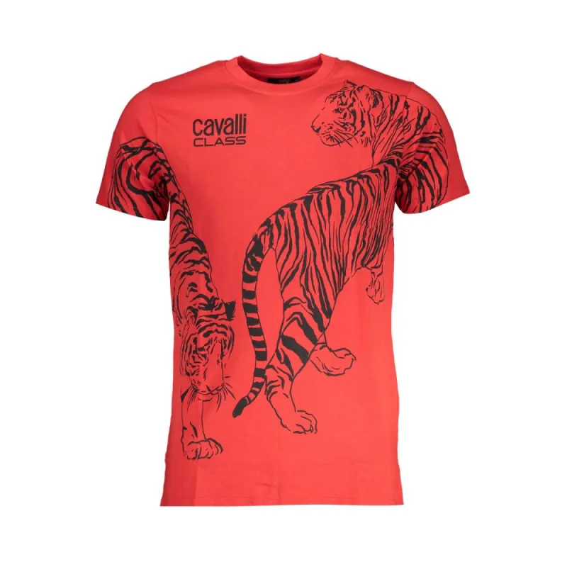 Red Cotton T-Shirt sold by Louxly