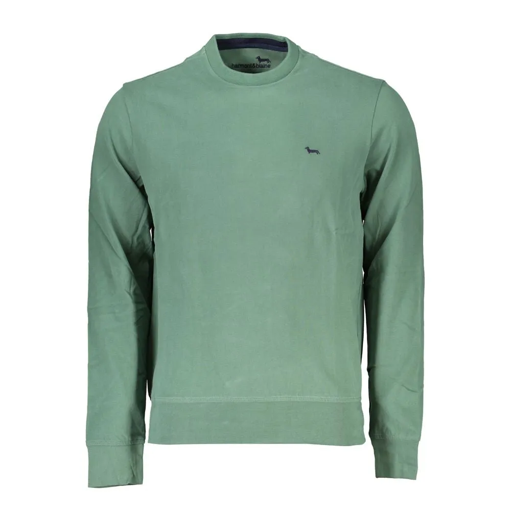 Elegant Emerald Crew Neck Sweater sold by Louxly