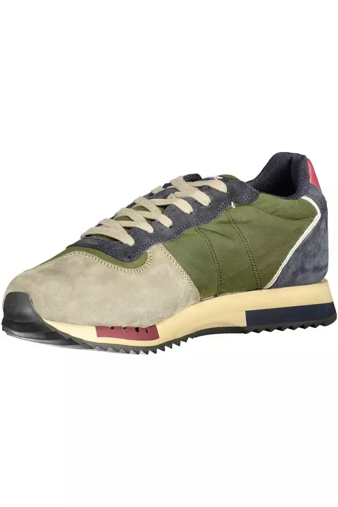 Green Polyethylene Men Sneaker sold by Louxly product image thumbnail 3