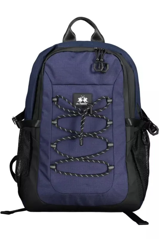 Blue Polyester Men Backpack sold by Louxly