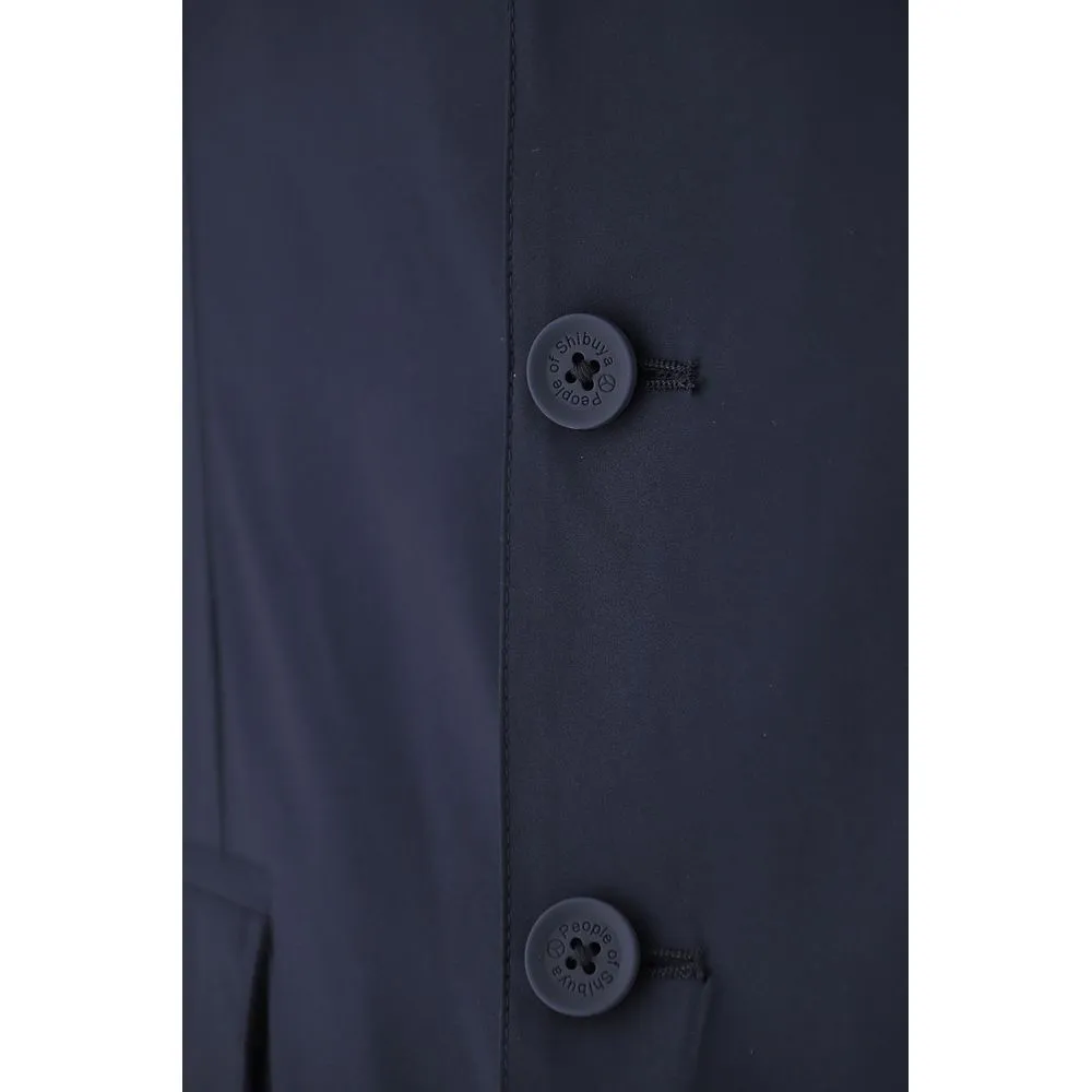 Elegant Water-Repellent Blue Jacket sold by Louxly product image thumbnail 4