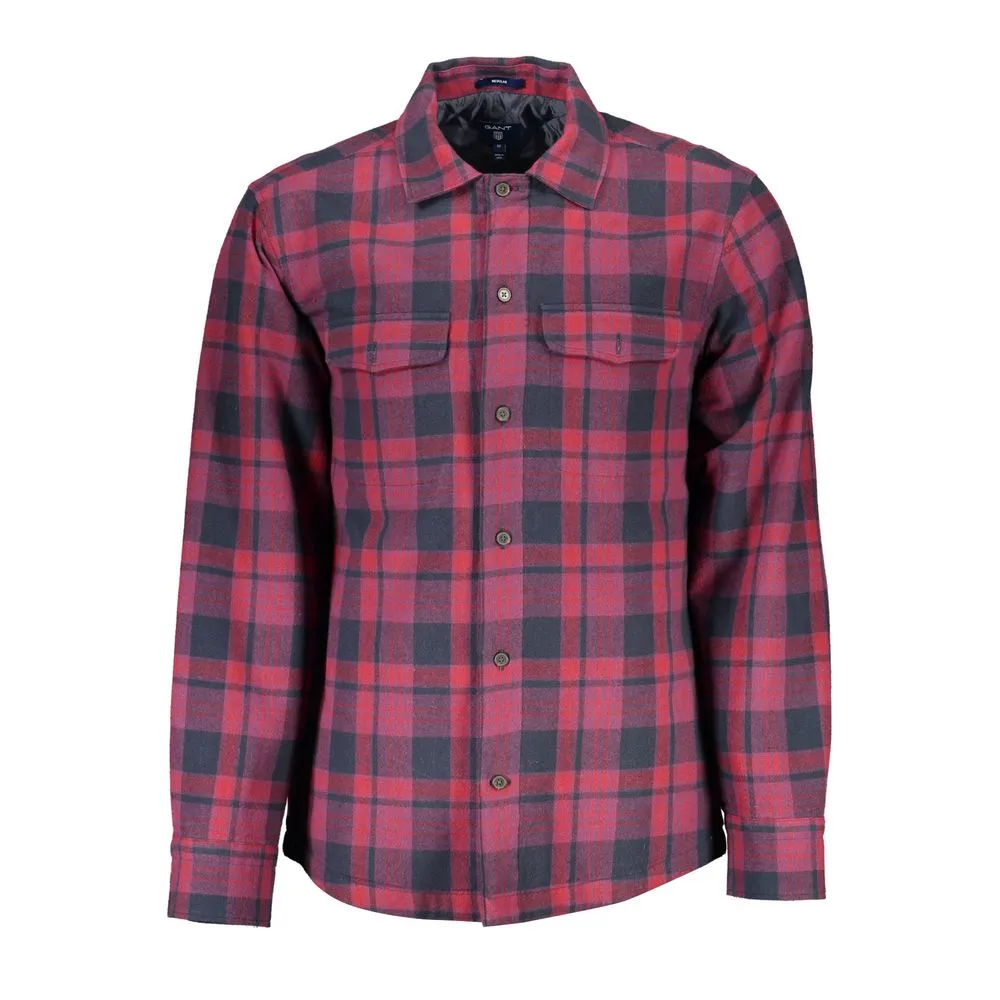 Elegant Purple Cotton Long Sleeve Shirt sold by Louxly